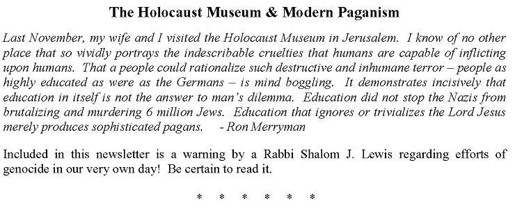 The Holocaust Museum & Paganism